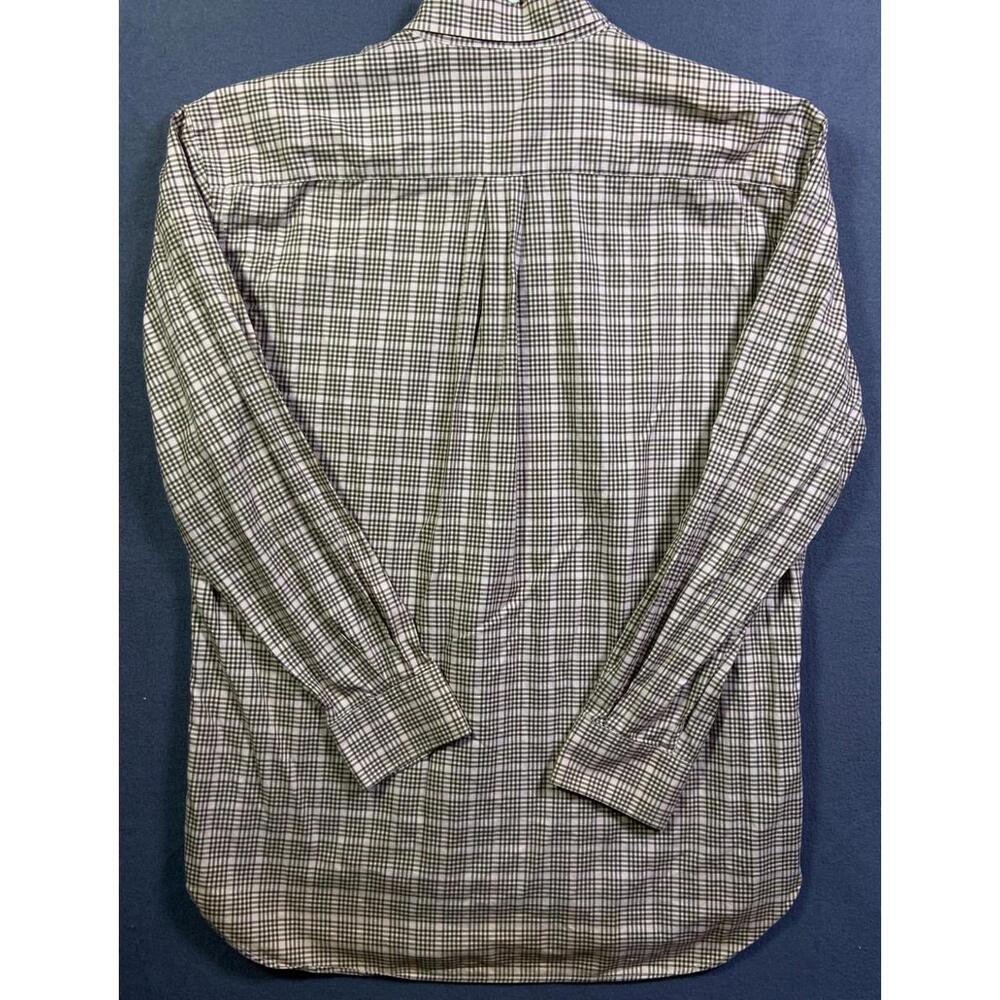 Peter Millar Men's Brown Pink Check Plaid L/S Button Down‎ Dress Shirt Large EUC - Picture 9 of 10